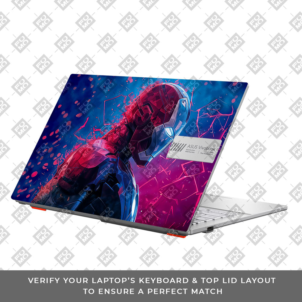 Iron Man Neon Tech Asus Vivobook Go 15 E1504G Laptop Skin