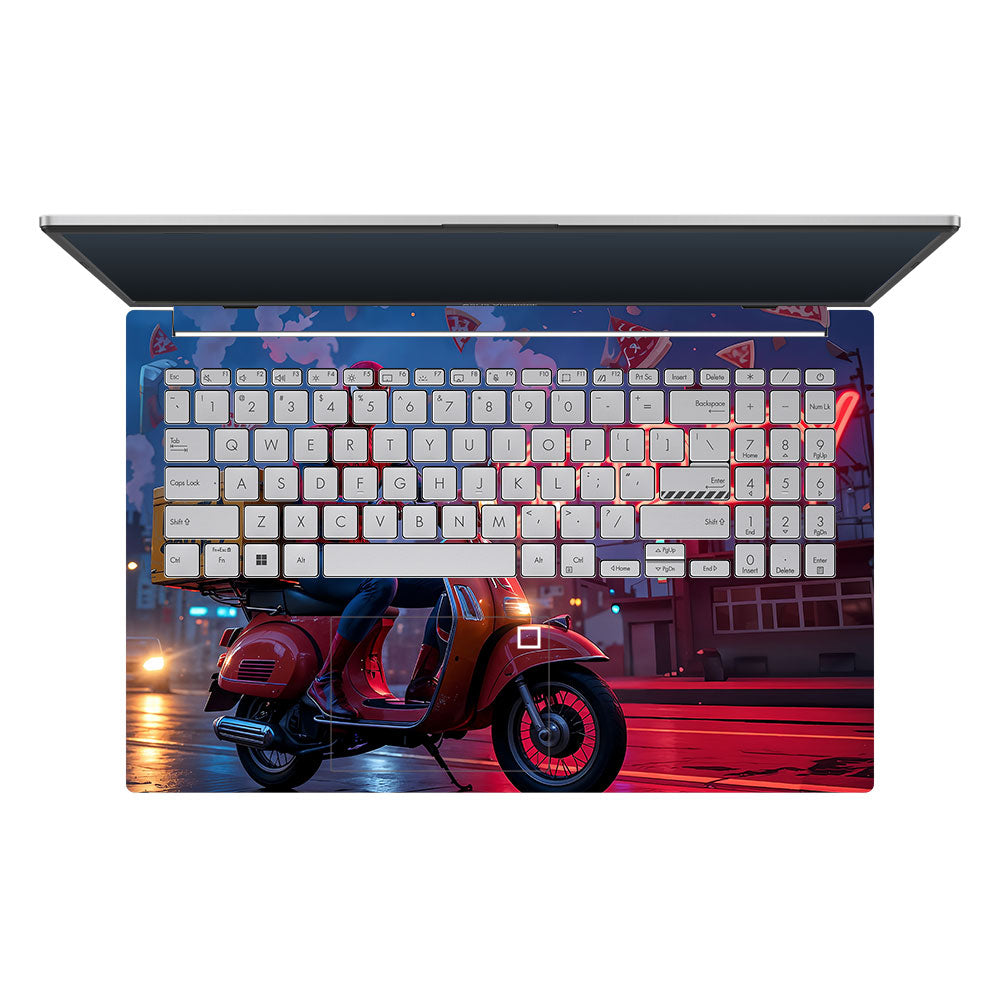 Pizza Spidey Asus Vivobook Go 15 E1504G Laptop Skin