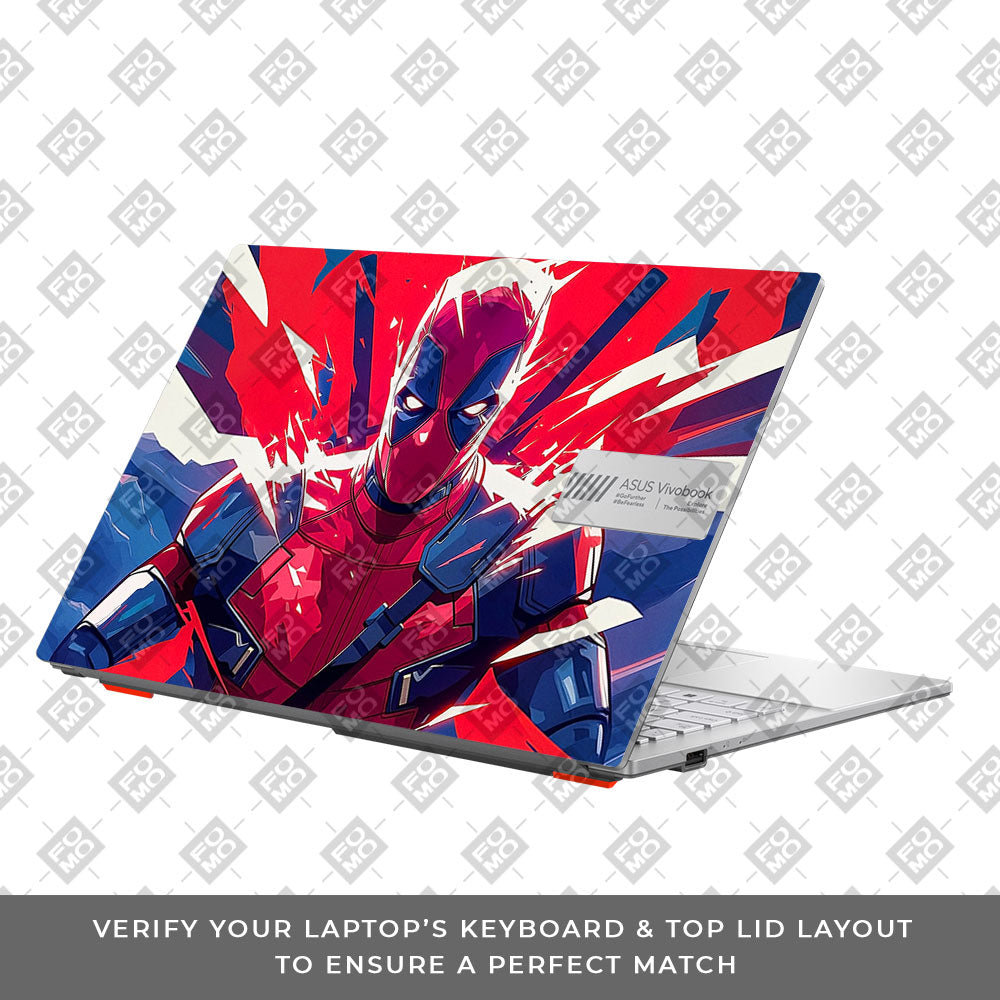 Deadpool Power Burst Asus Vivobook Go 15 E1504G Laptop Skin