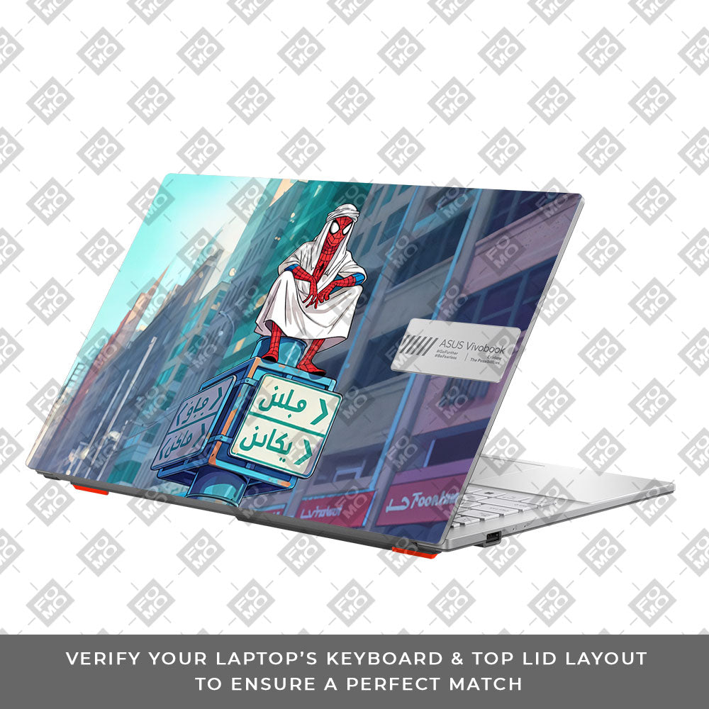 Arabian Spider Man Asus Vivobook Go 15 E1504G Laptop Skin