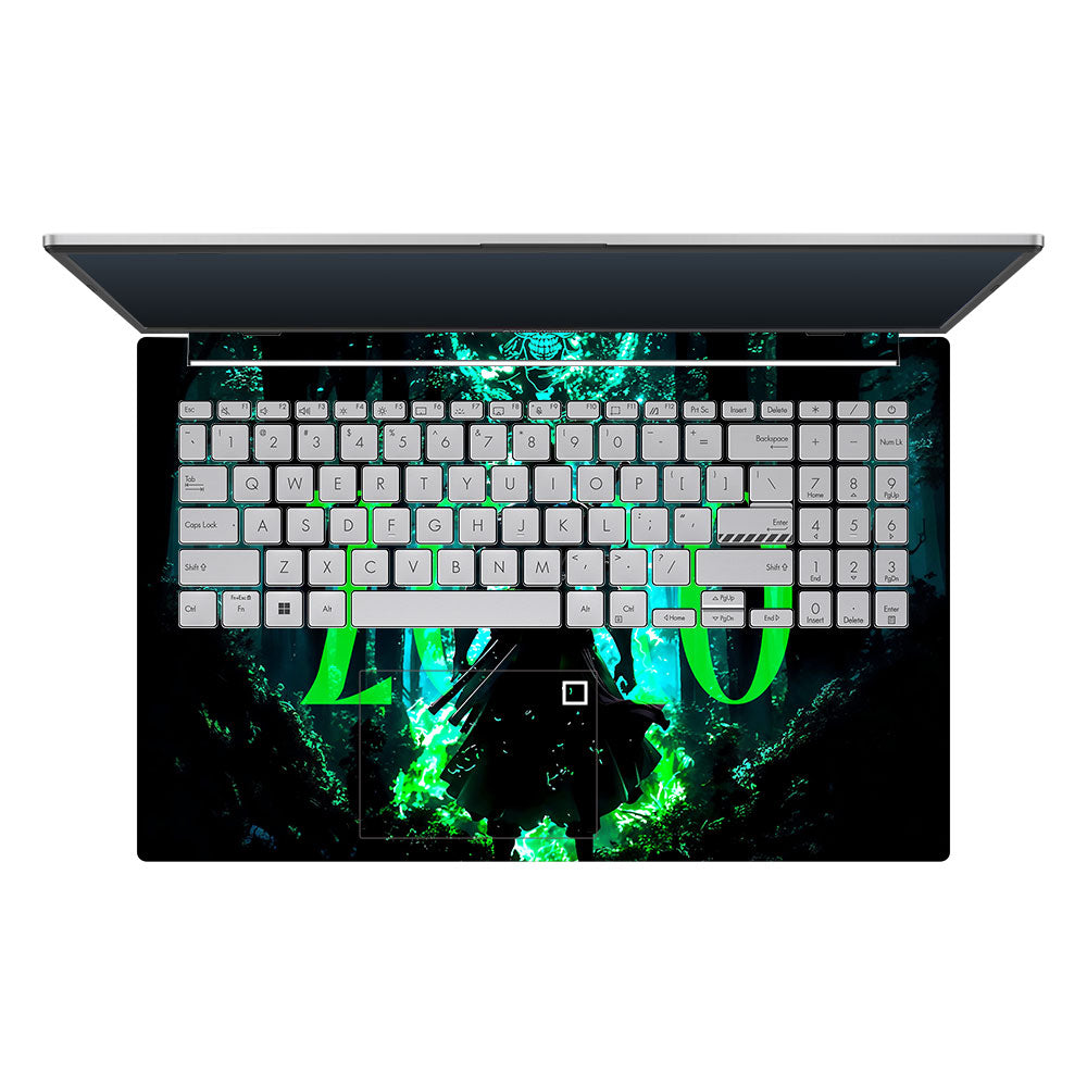 Zoro Green Aura Asus Vivobook Go 15 E1504G Laptop Skin