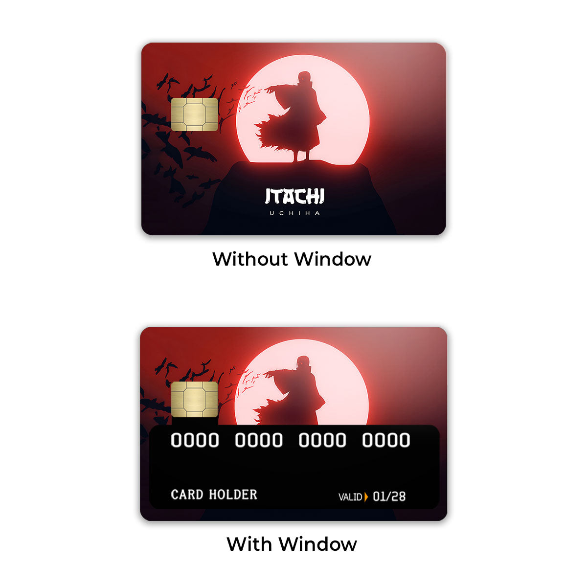 Itachi The Crow of the Moonlight Credit Card / Debit Card Skin