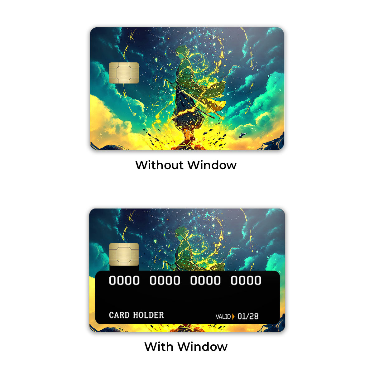 Zoro The Thunder of Resolve Credit Card / Debit Card Skin