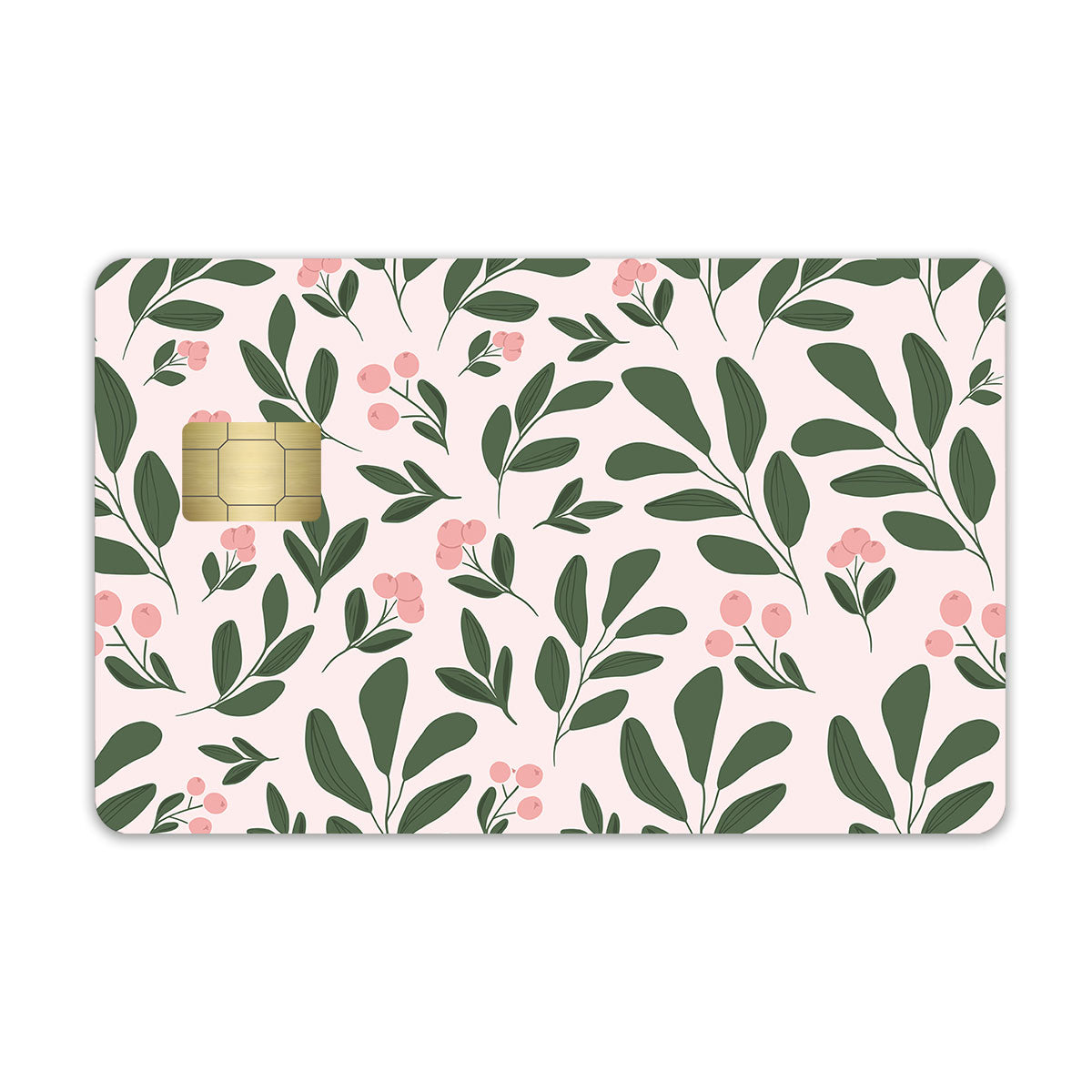 Florals and Leaves Credit Card / Debit Card Skin