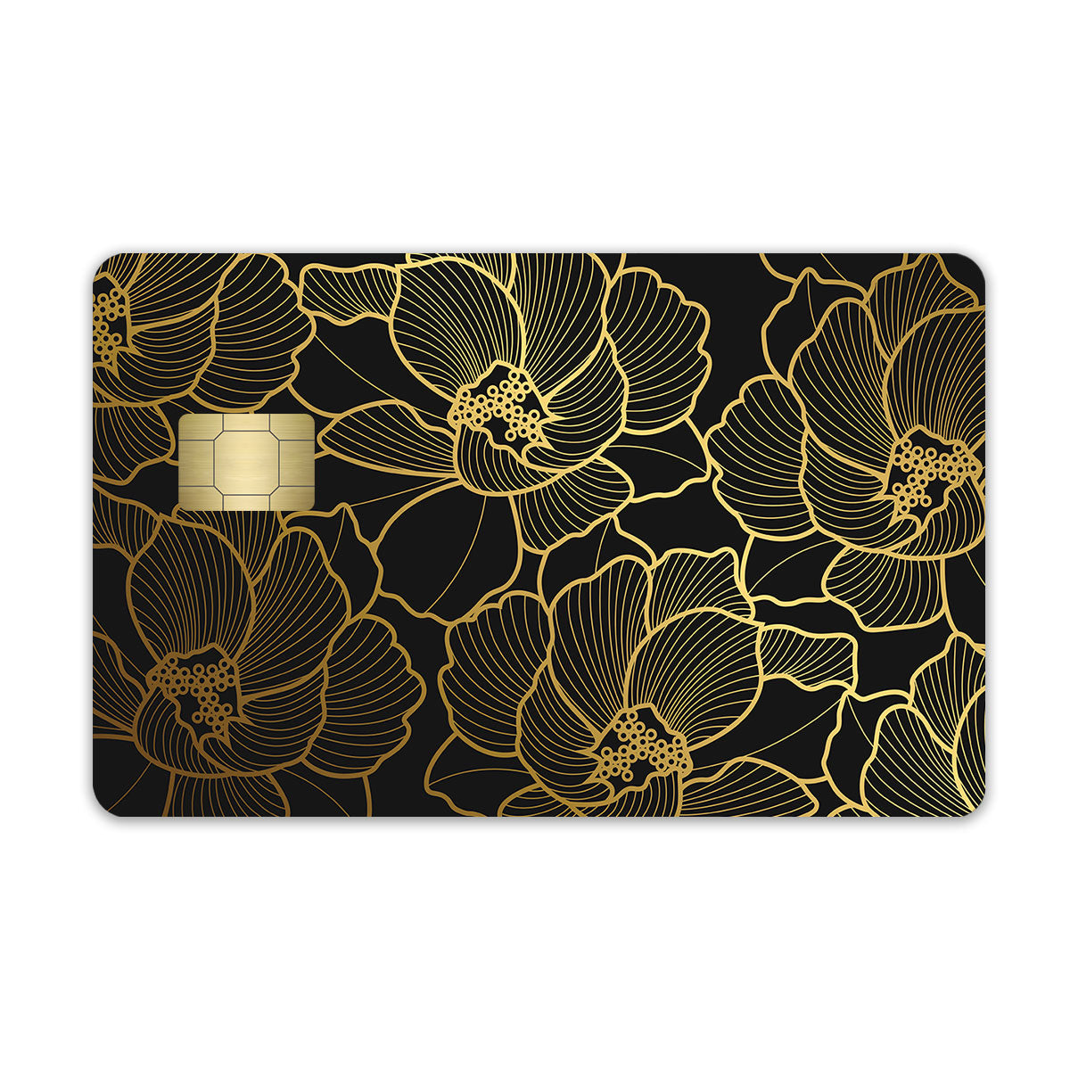 Golden Flower Credit Card / Debit Card Skin