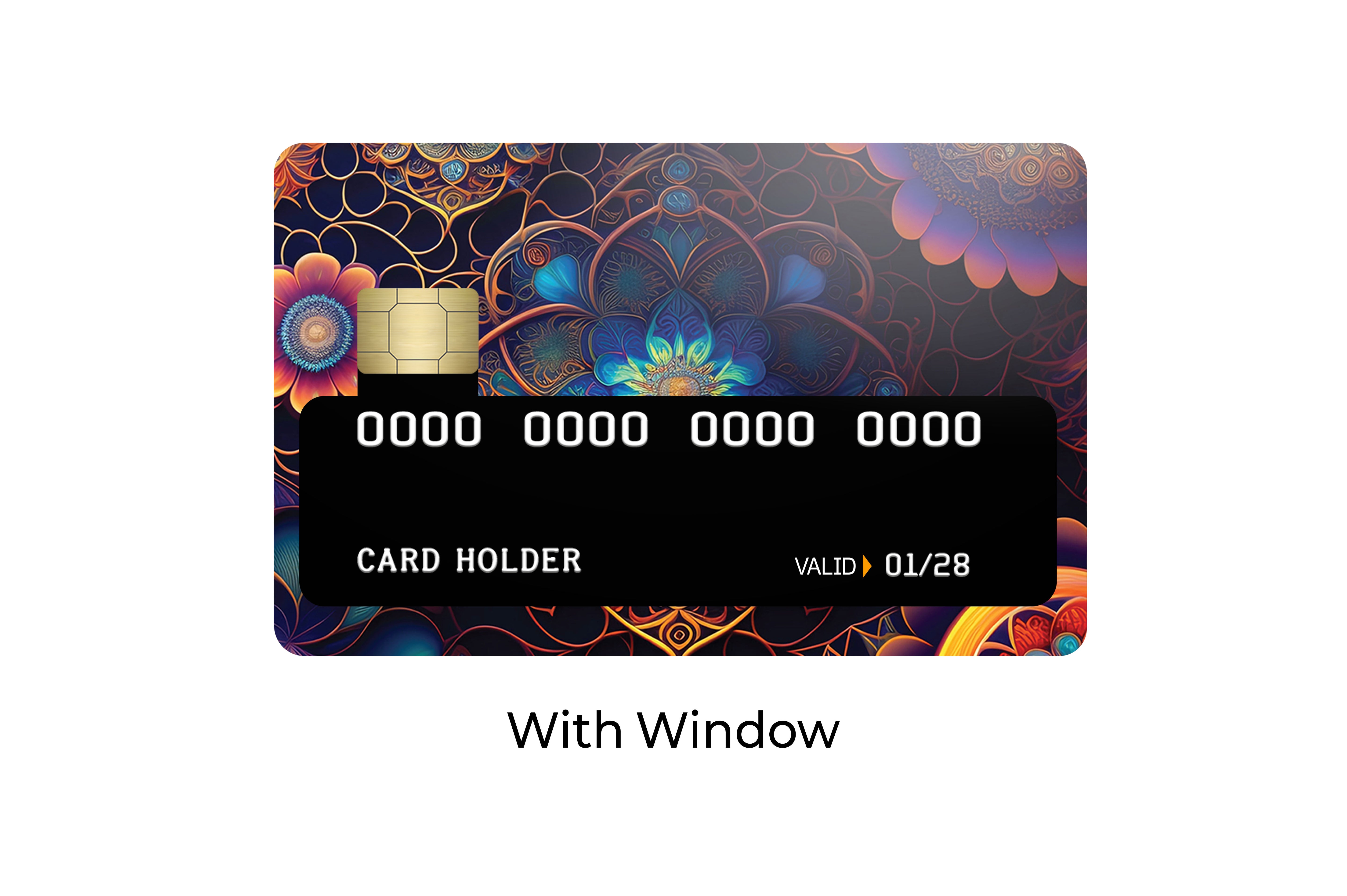 Royal Flower Botanical Card Skin