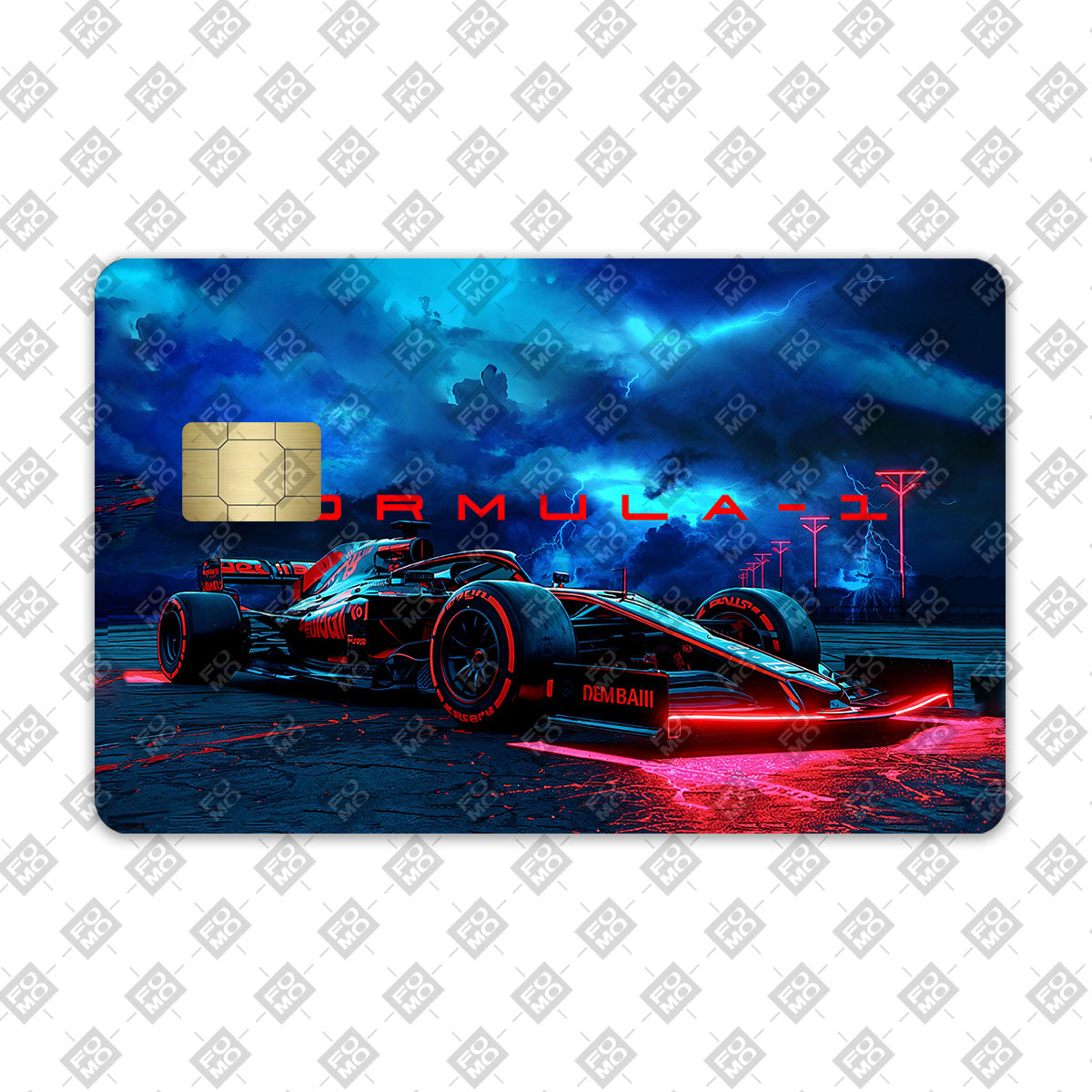 Futuristic Formula 1 Credit Card / Debit Card Skin