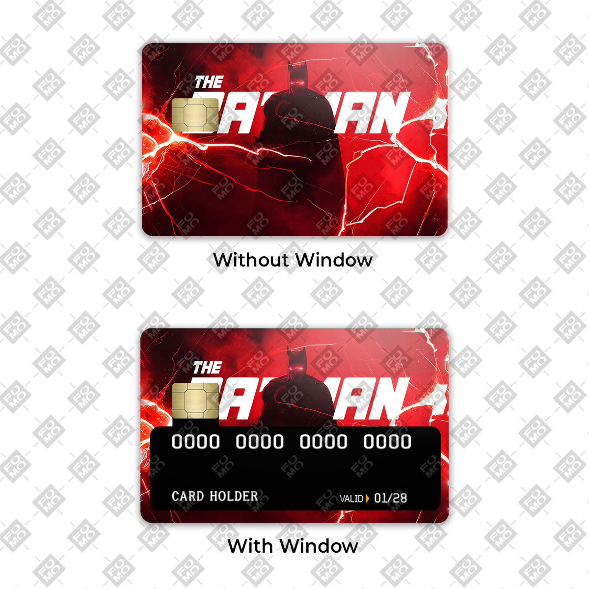 Red Rage Batman Credit Card / Debit Card Skin