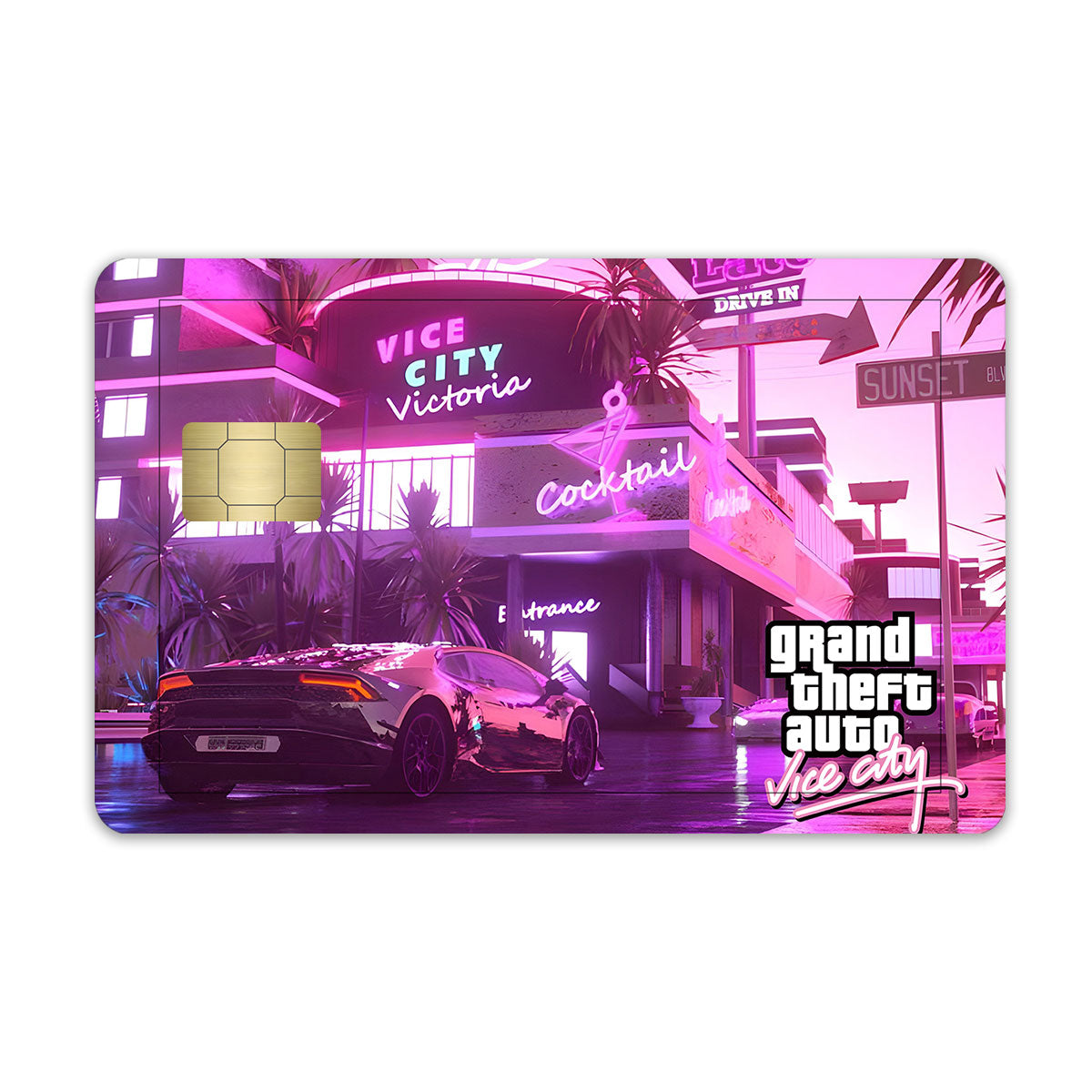 Grand Theft Auto Vice City Credit Card / Debit Card Skin