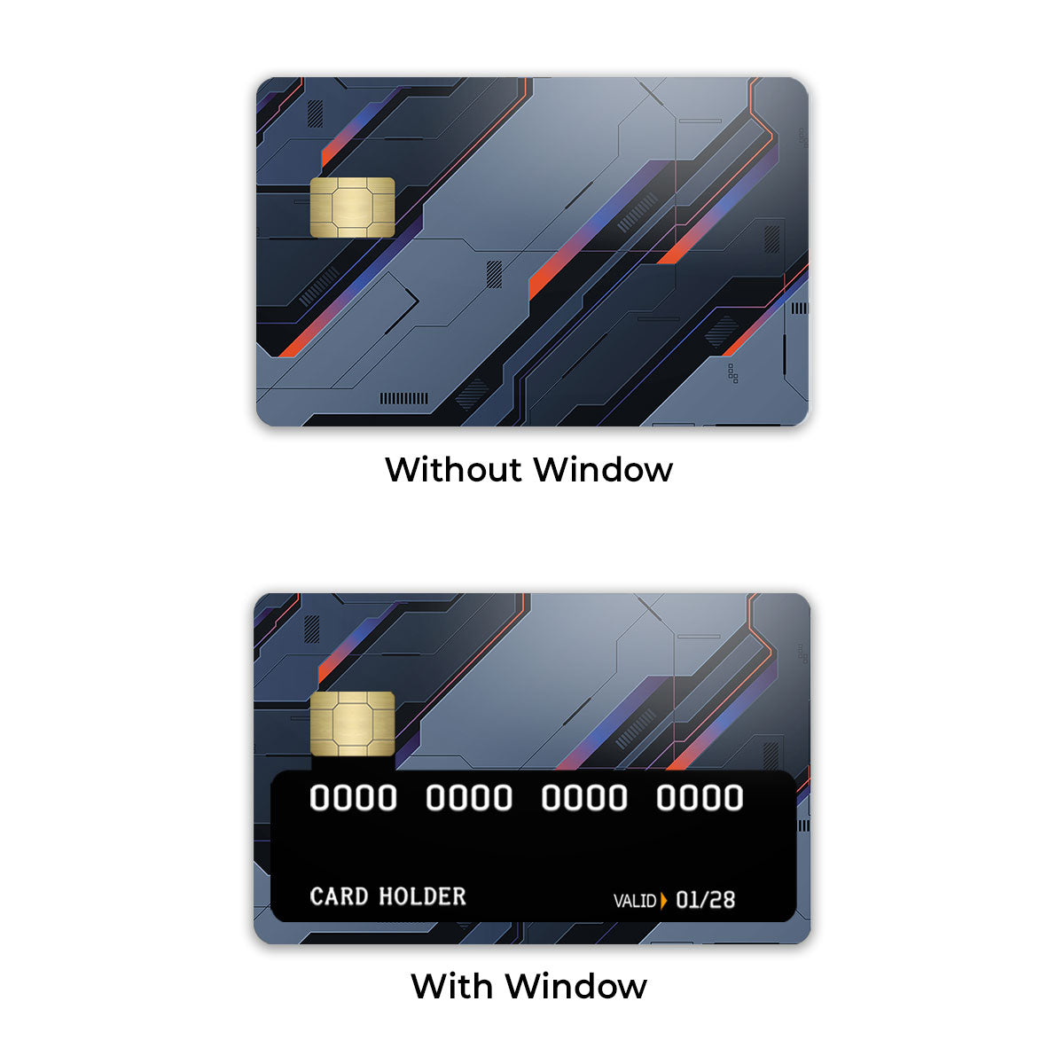 Virtual Cyberspace Credit Card / Debit Card Skin