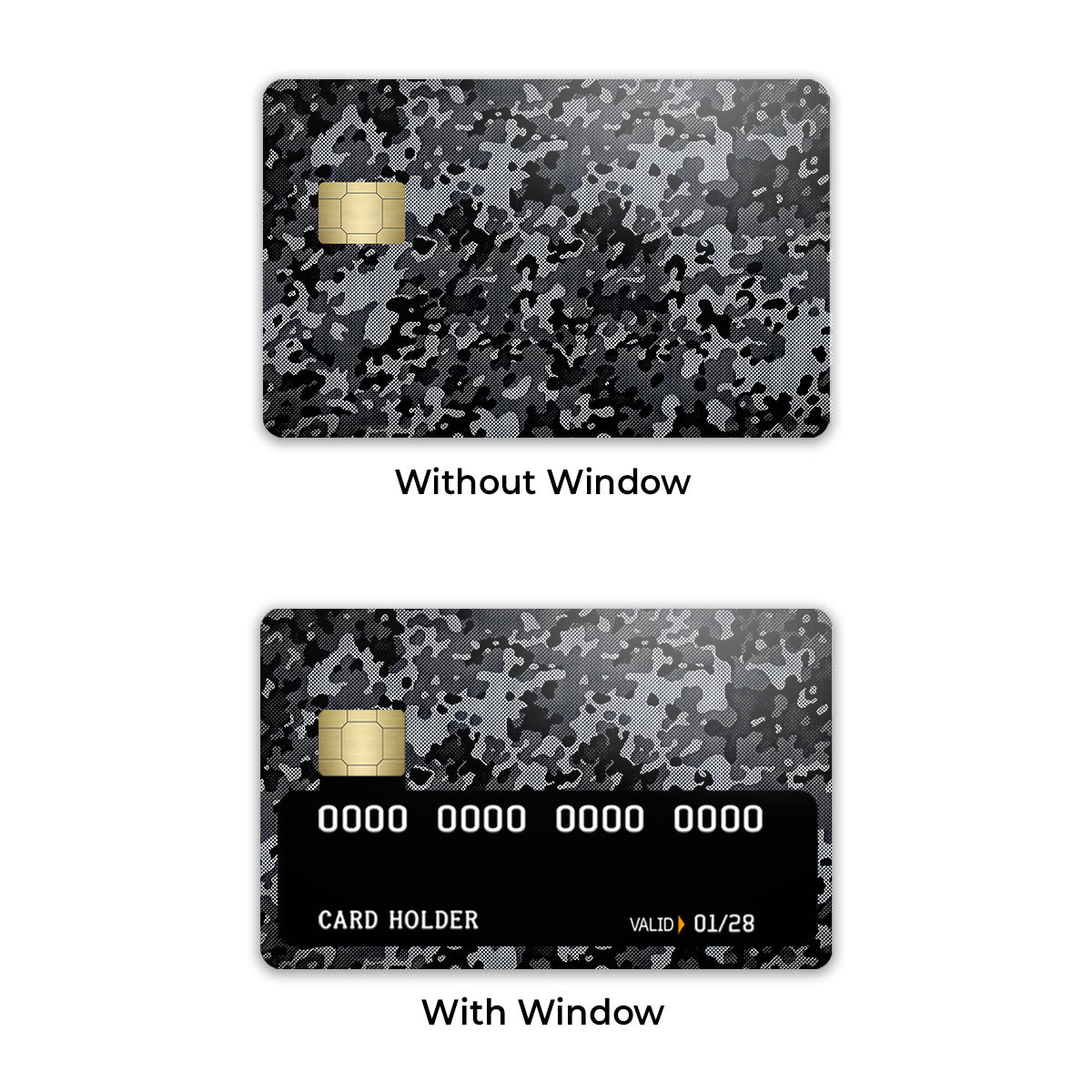 Stealth Grey Credit Card / Debit Card Skin