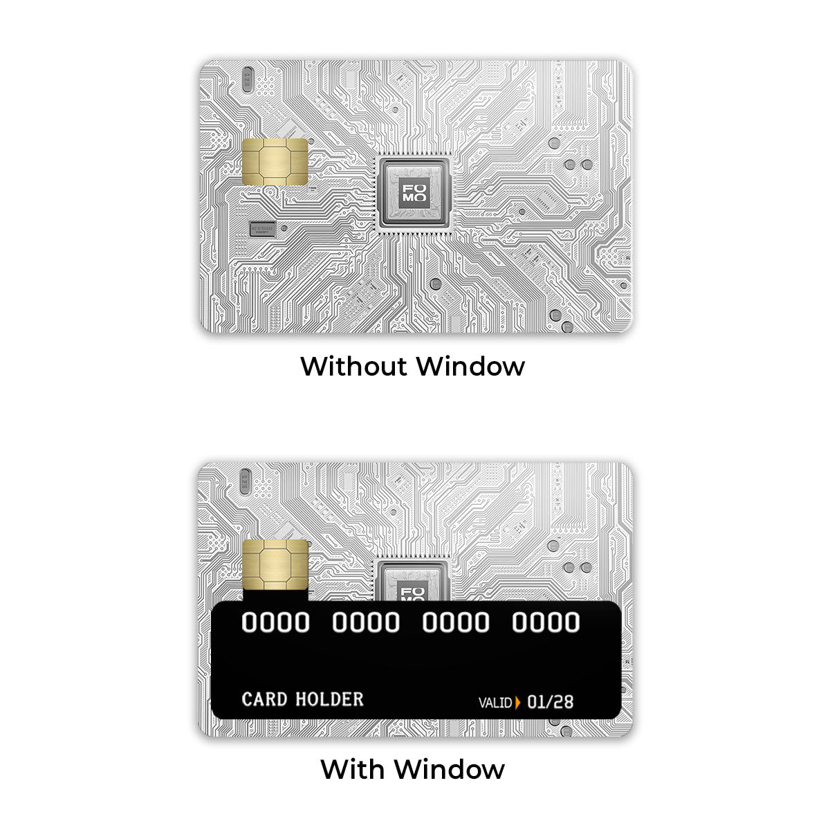 FOMO Circuit Light Mode Credit Card / Debit Card Skin