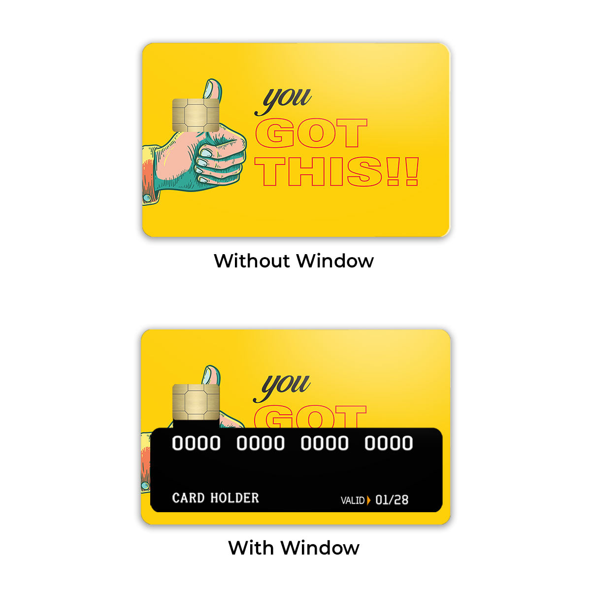 You Got This Credit Card / Debit Card Skin