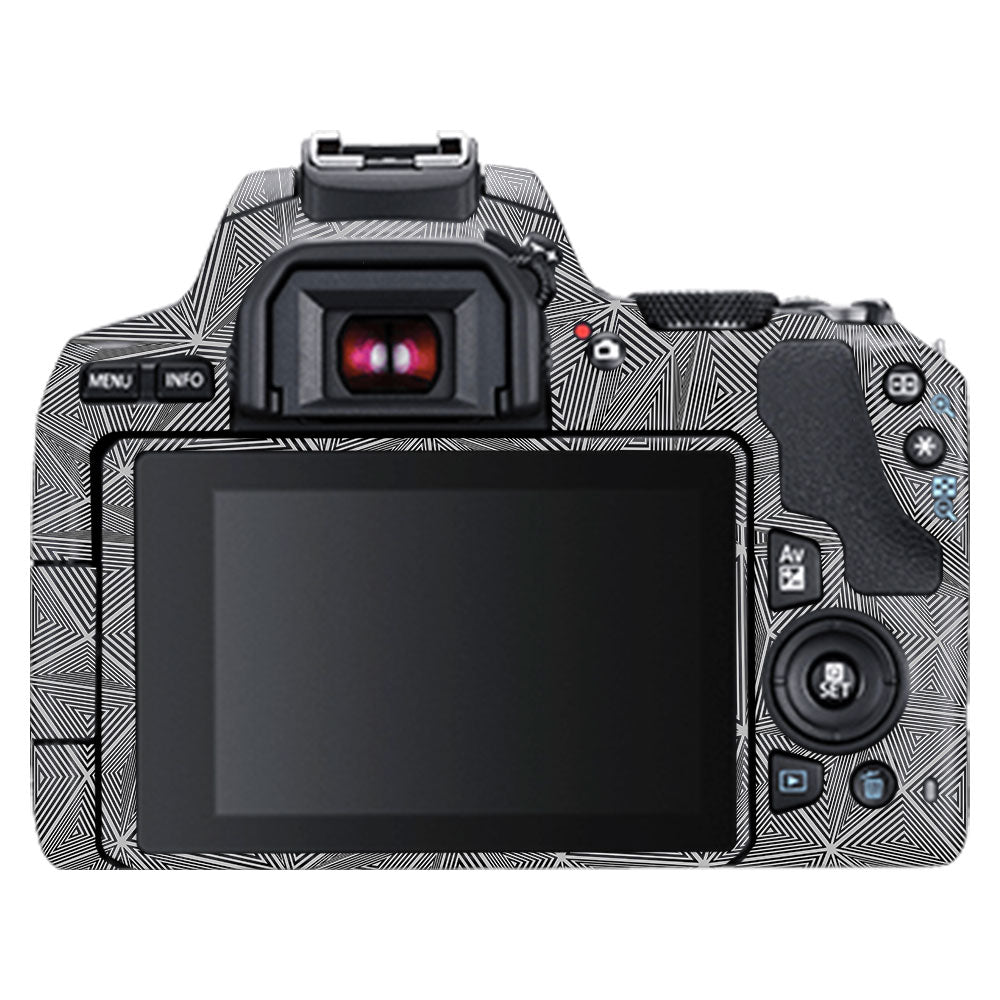 Textured Dark Prism Geometric Canon EOS 200D II Camera Skin