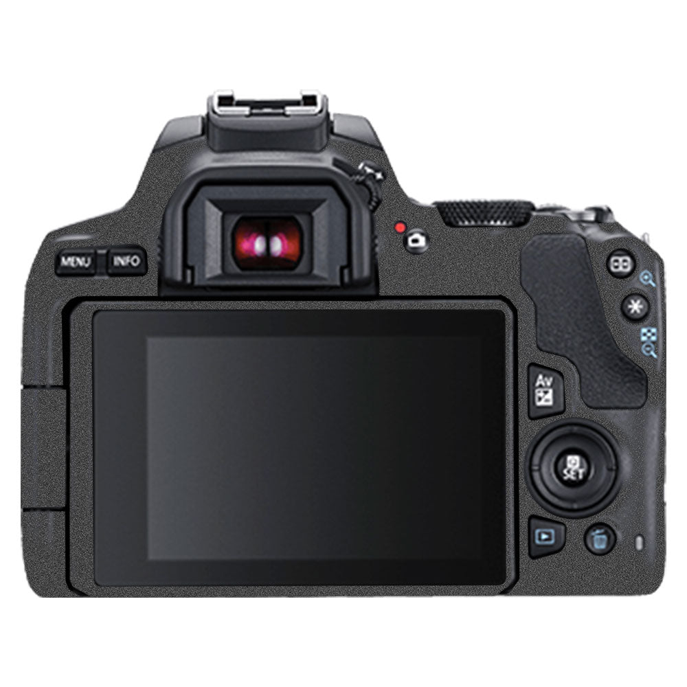 Textured Metallic Steel Grain Canon EOS 200D II Camera Skin