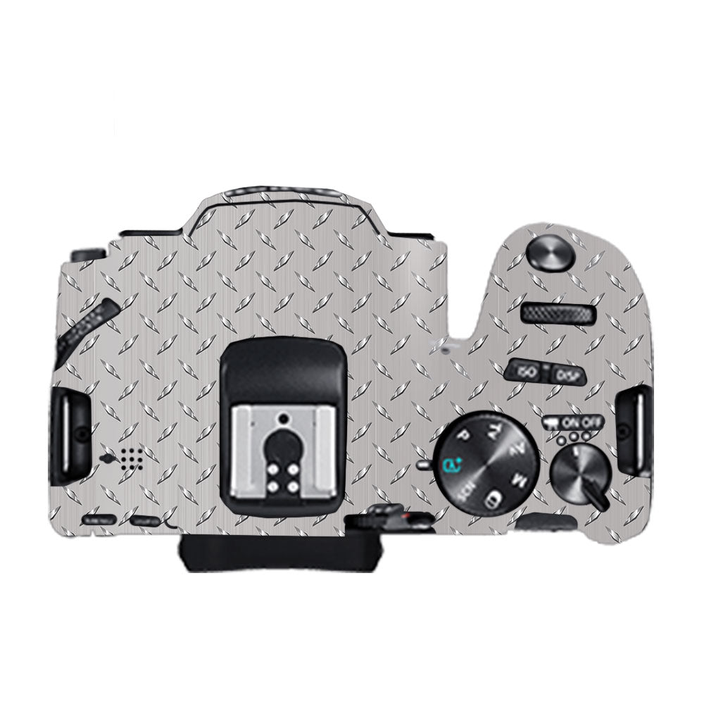 Textured Silver Tread Canon EOS 200D II Camera Skin