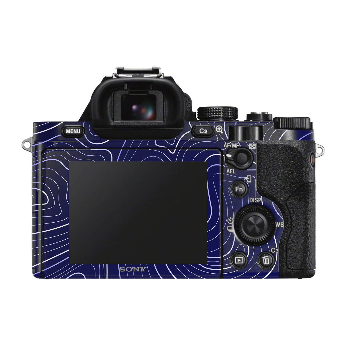 Deep Blue Contour Sony A7 S Camera Skin