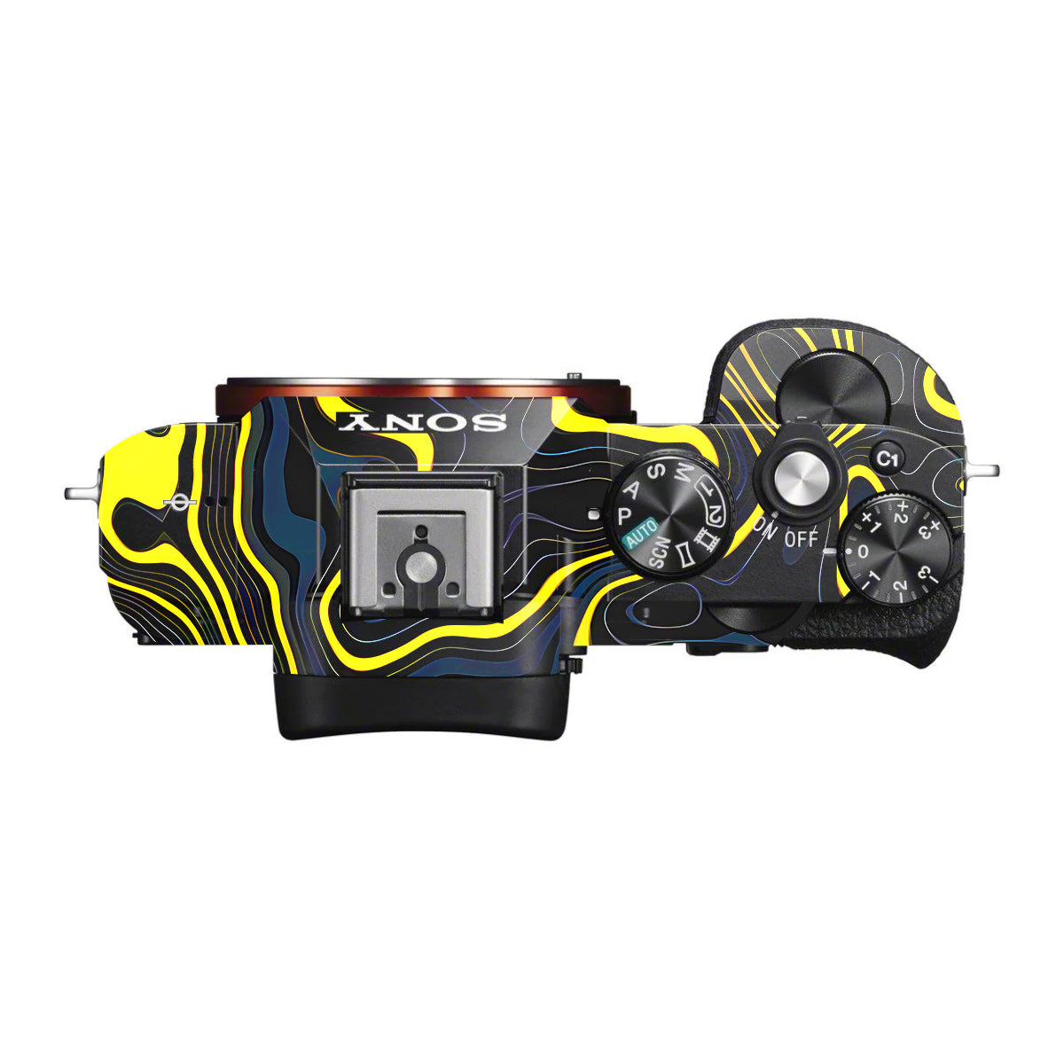 Neon Lava Contours Sony A7 S Camera Skin