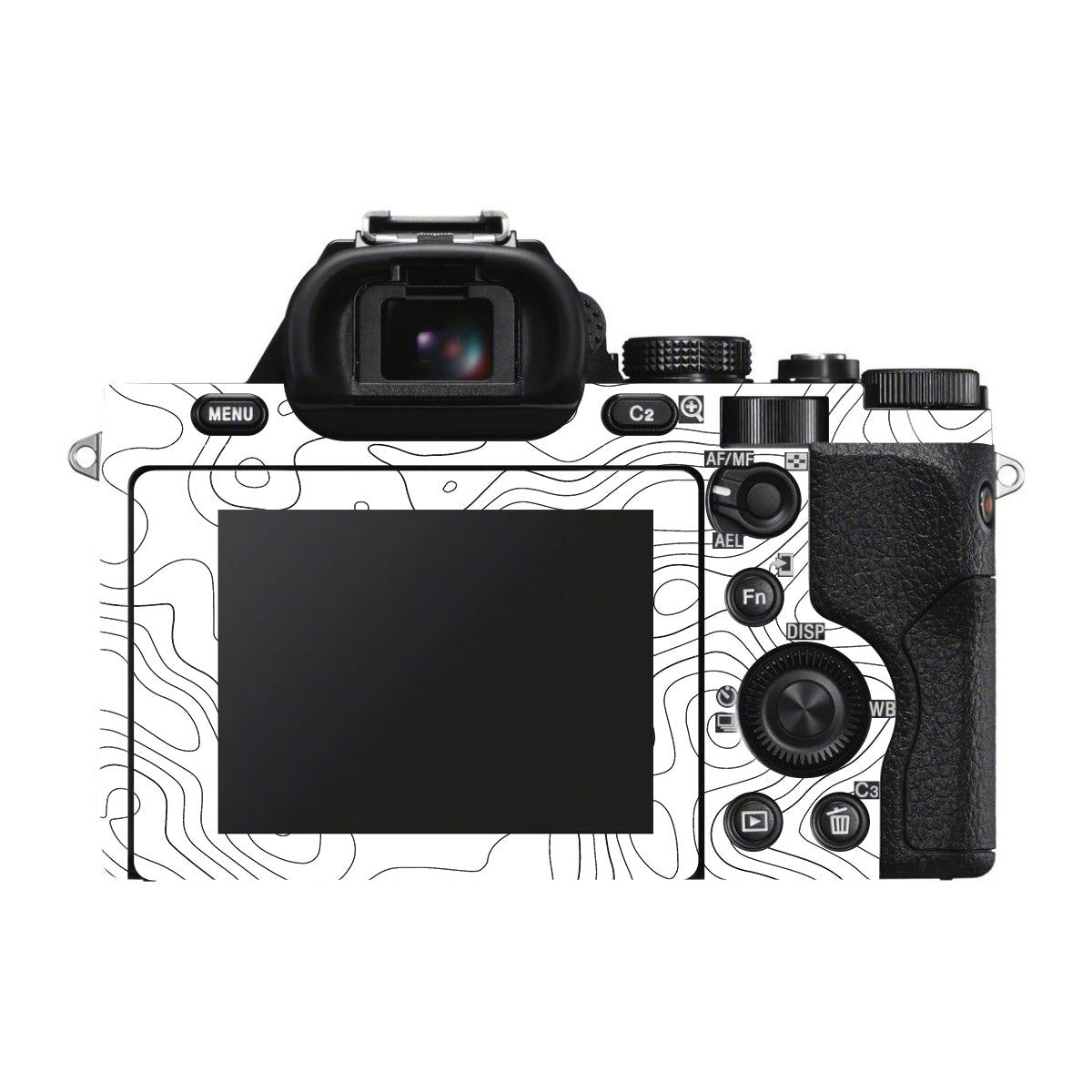 White Contour Design Sony A7 S Camera Skin