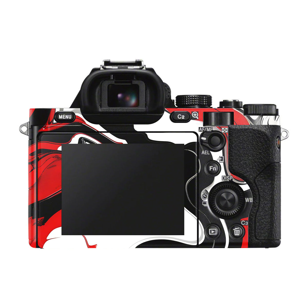 Scarlet and White Motion Sony A7 S Camera Skin