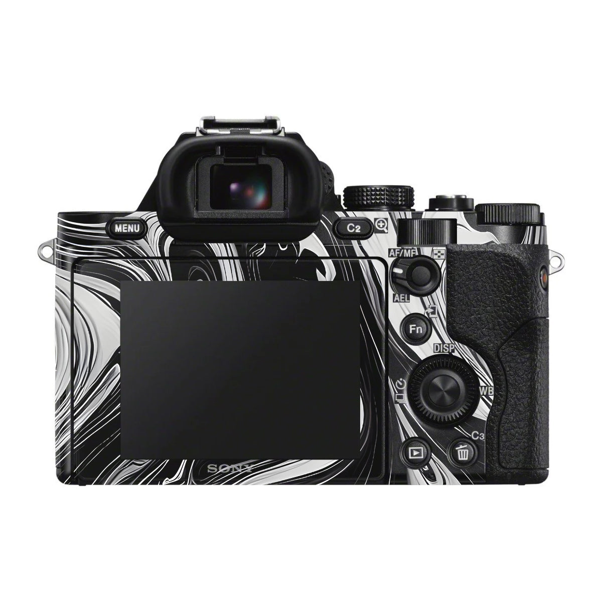 Black and White Marble Sony A7 S Camera Skin