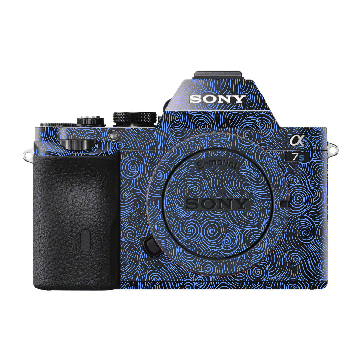 Blue Spirals Sony A7 S Camera Skin