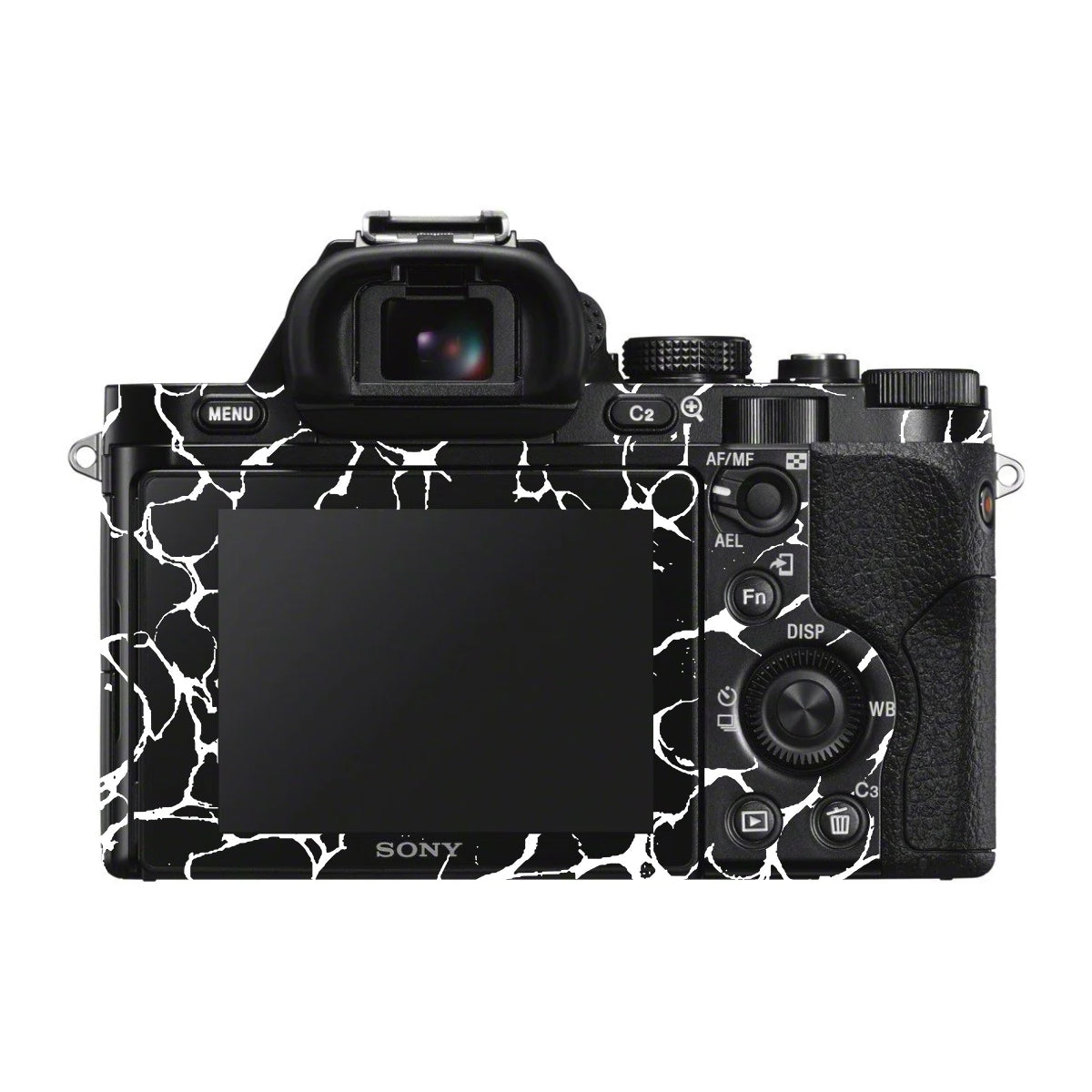 White Web Sony A7 S Camera Skin