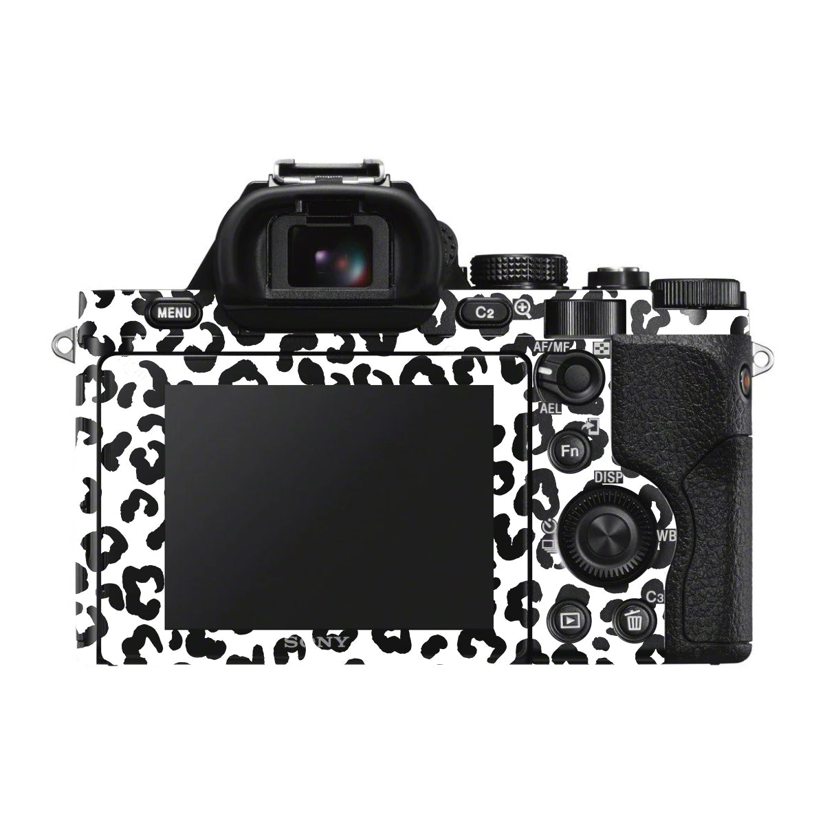 White Leopard Sony A7 S Camera Skin