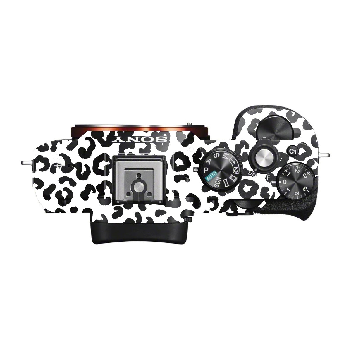 White Leopard Sony A7 S Camera Skin