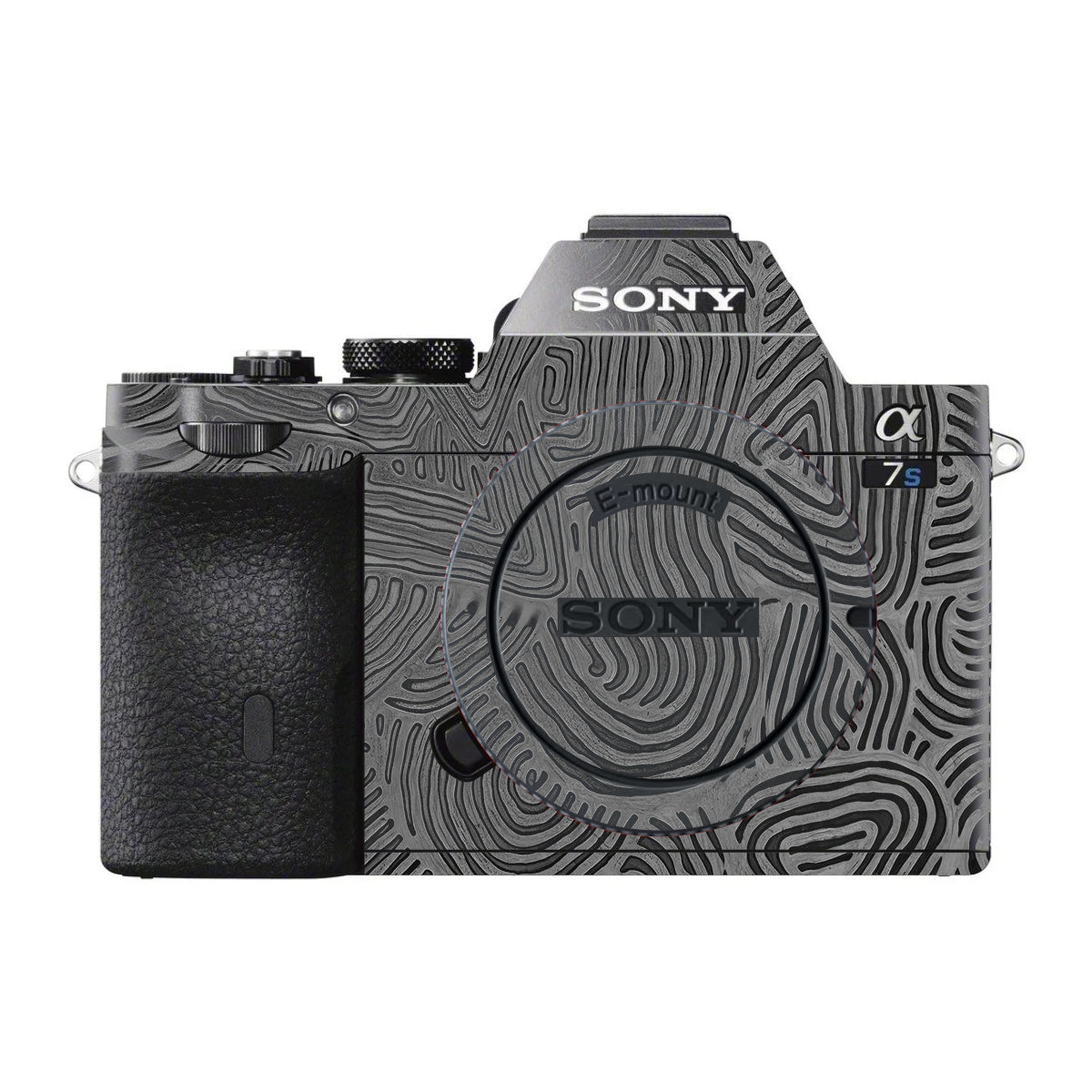 Monochrome Line Maze Sony A7 S Camera Skin