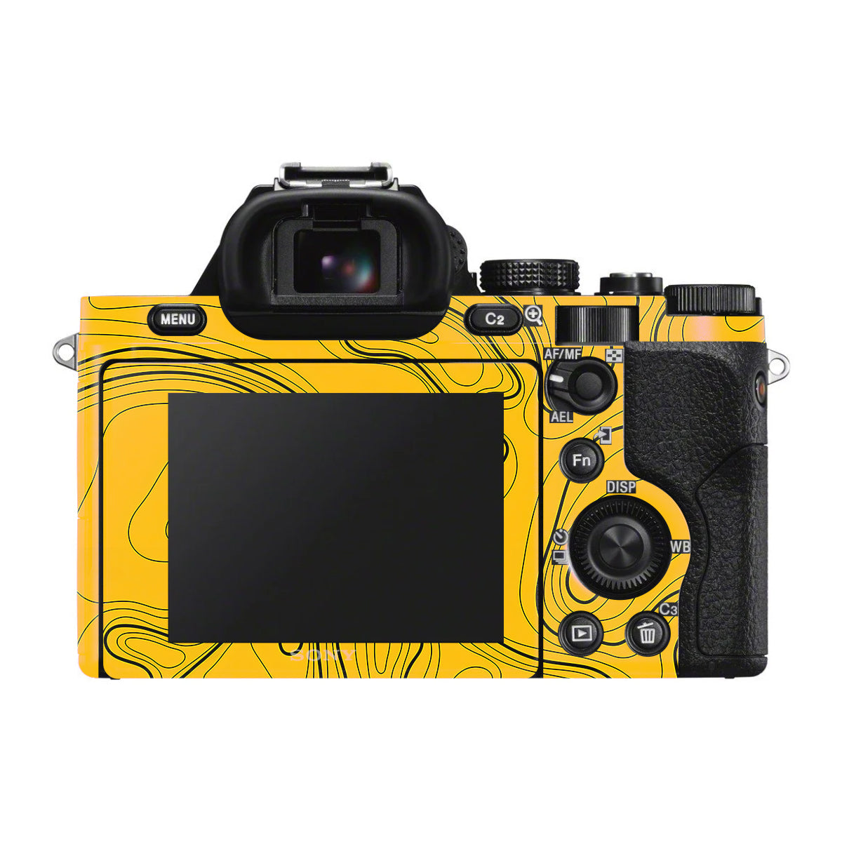 Topographic Map Pattern Sony A7 S Camera Skin
