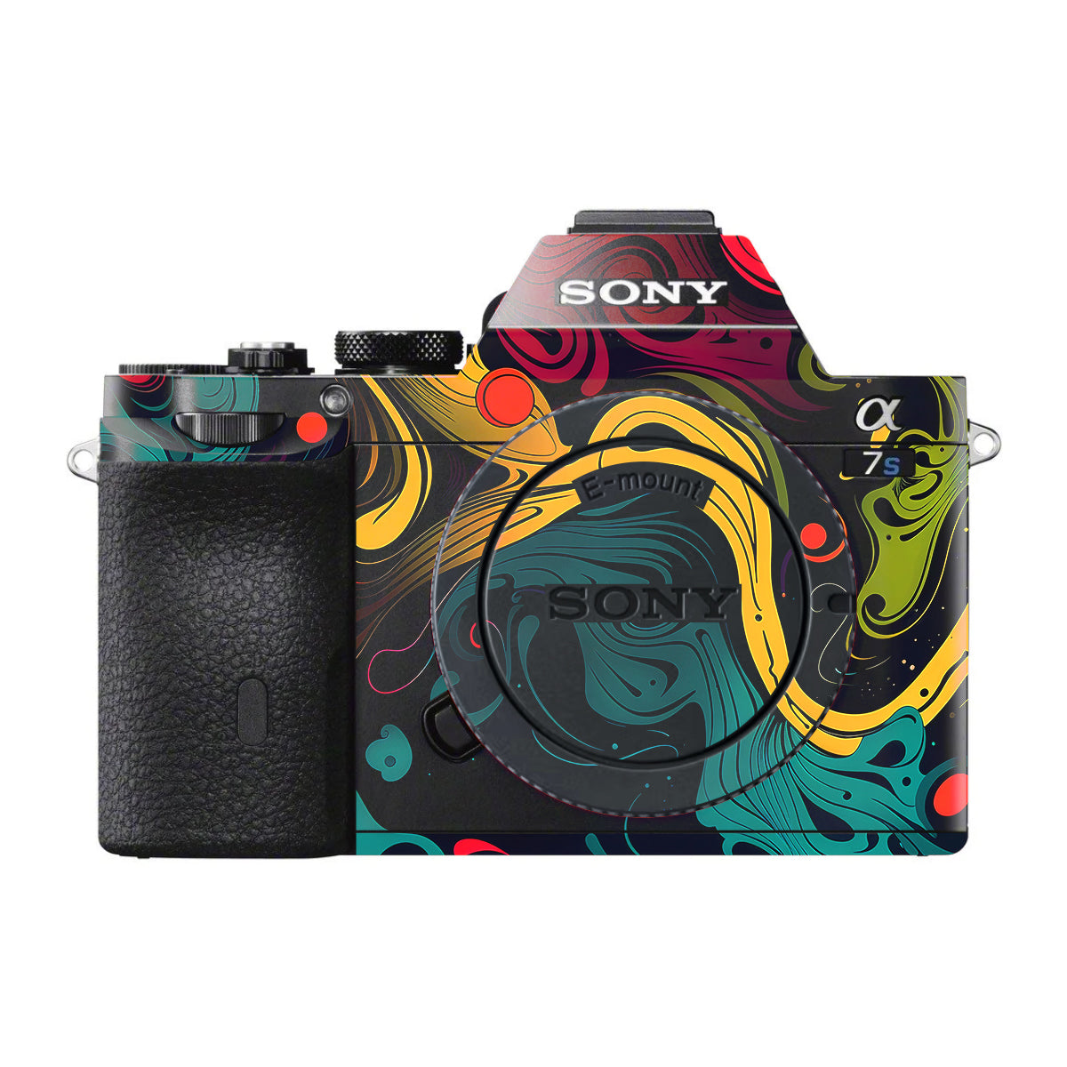 Psychedelic Color Swirl Sony A7 S Camera Skin