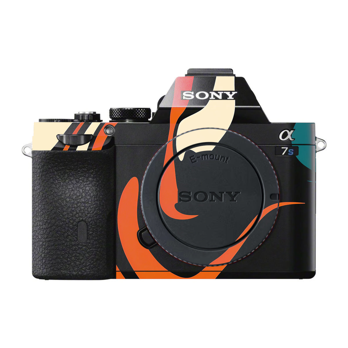 Mid-Century Abstract Swirl Sony A7 S Camera Skin