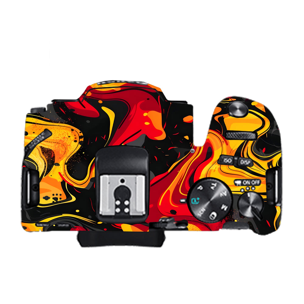 Lava Burst Canon EOS 200D II Camera Skins