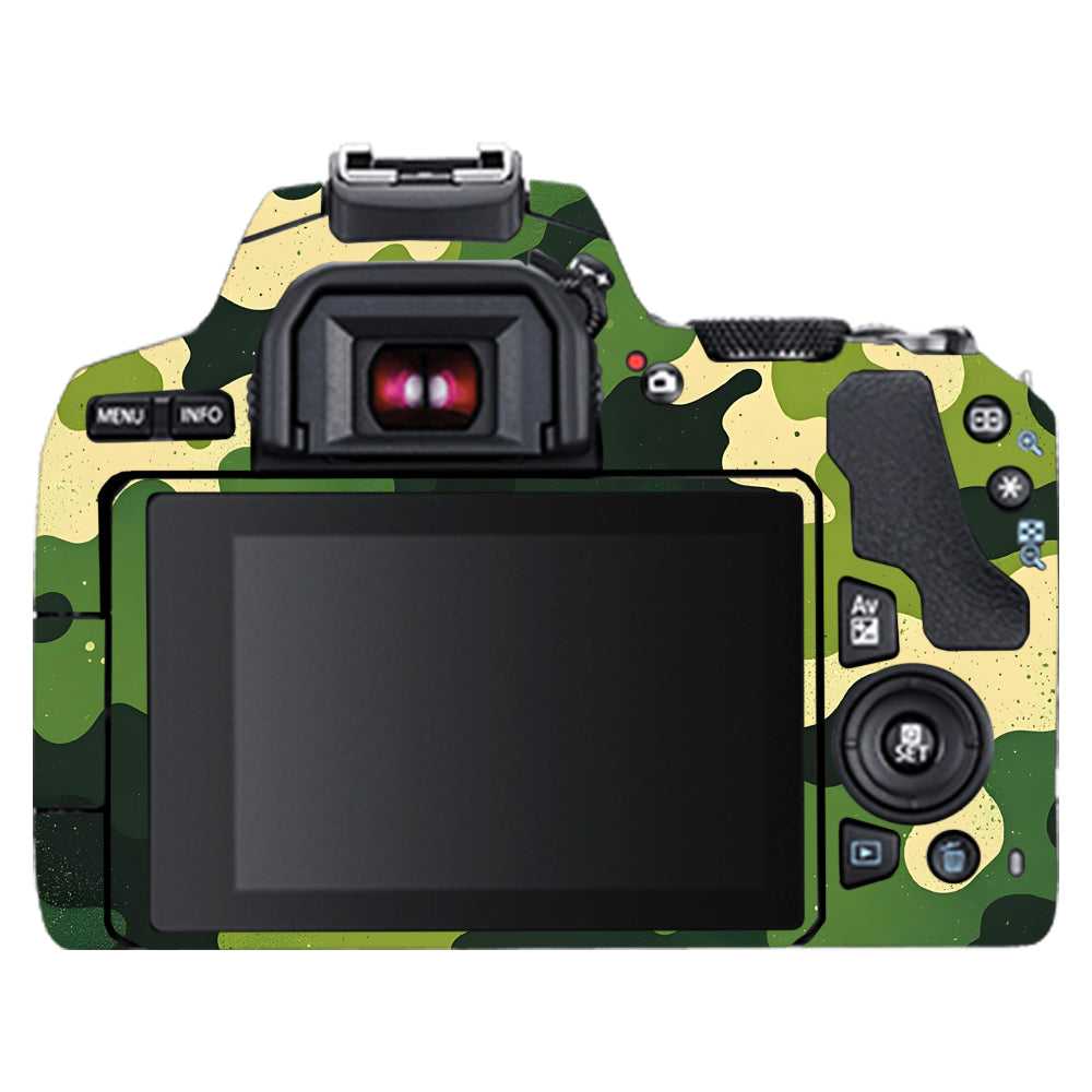 Camouflage Pattern Canon EOS 200D II Camera Skins