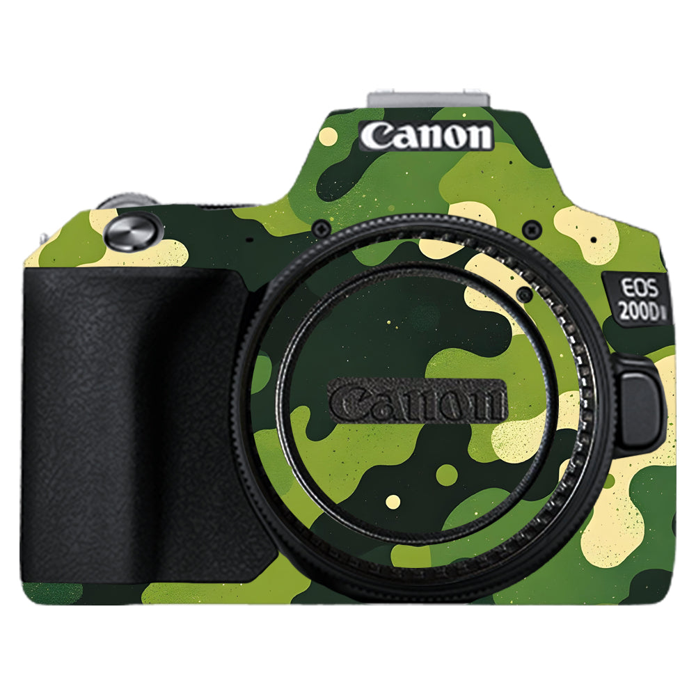 Camouflage Pattern Canon EOS 200D II Camera Skins
