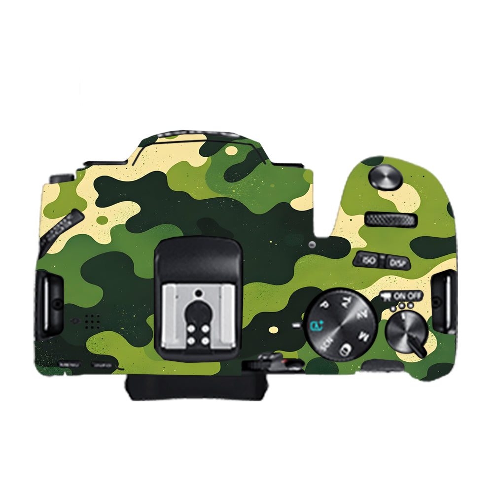 Camouflage Pattern Canon EOS 200D II Camera Skins