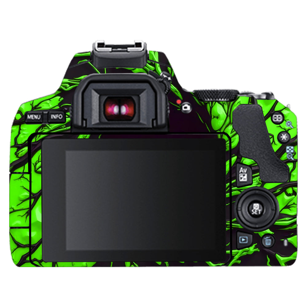 Venom Green Canon EOS 200D II Camera Skins