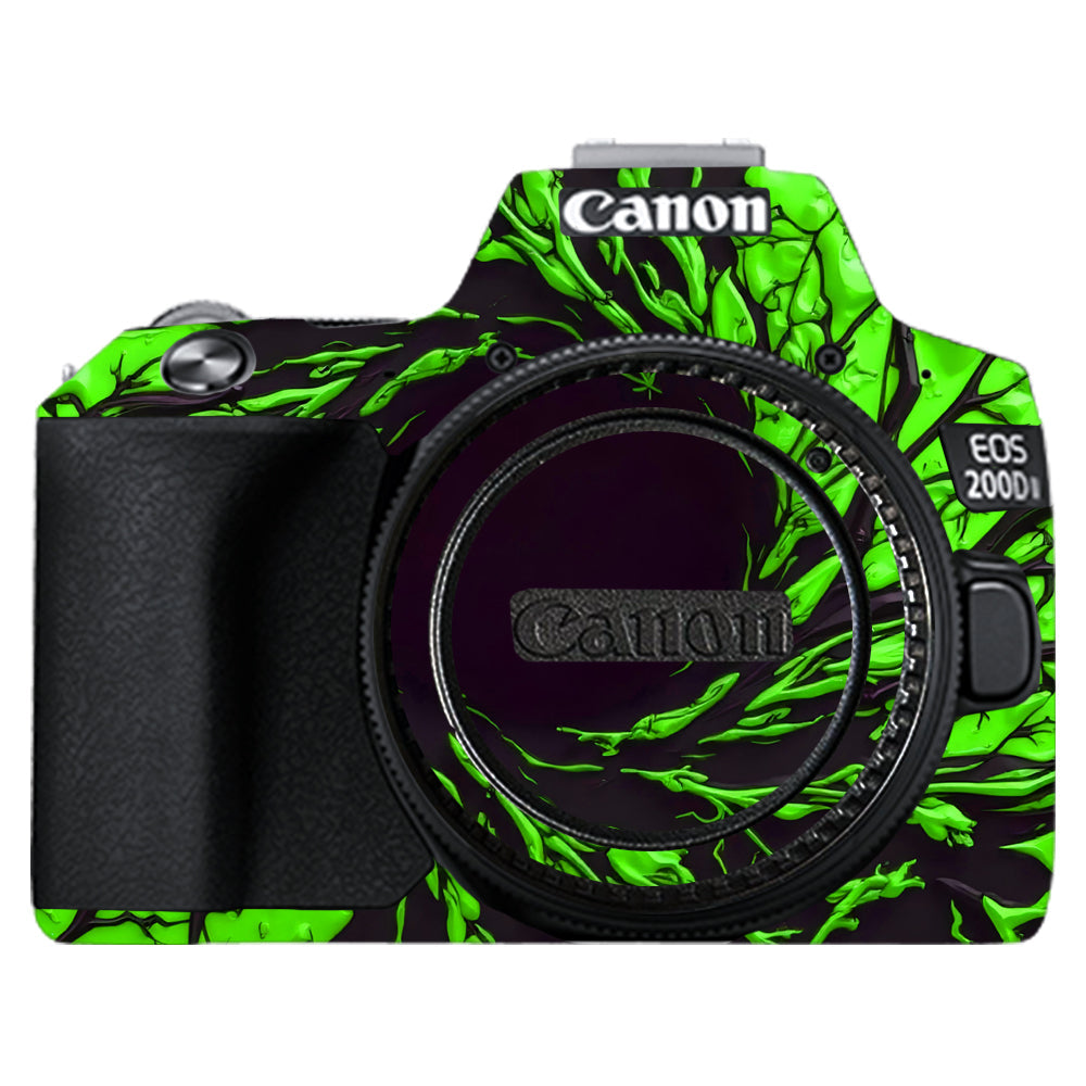 Venom Green Canon EOS 200D II Camera Skins