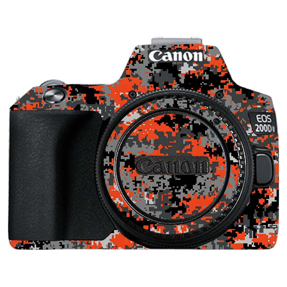 Inferno Pixel Canon EOS 200D II Camera Skins