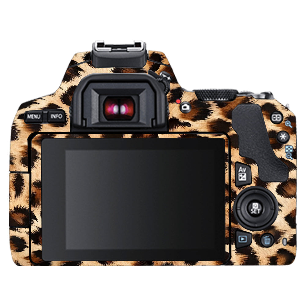 Classic Leopard Spots Canon EOS 200D II Camera Skins
