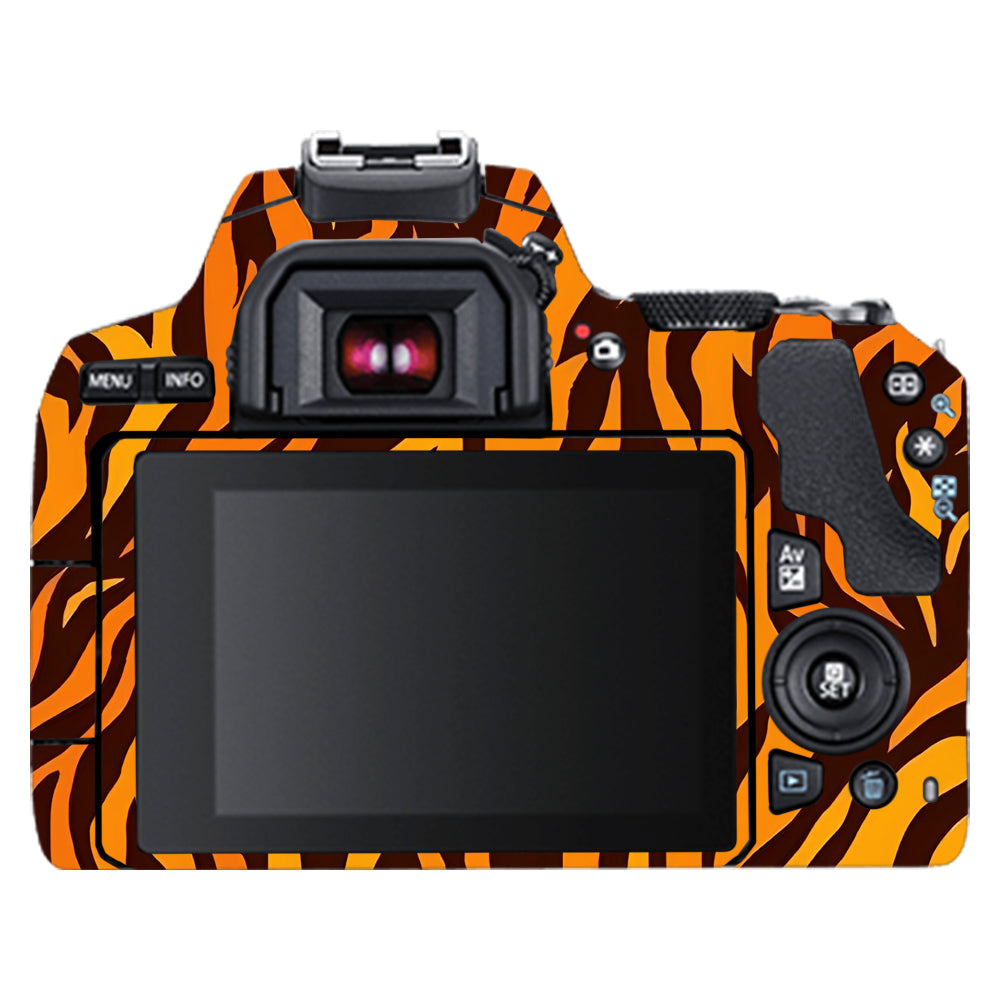 Wild Tiger Stripes Canon EOS 200D II Camera Skins