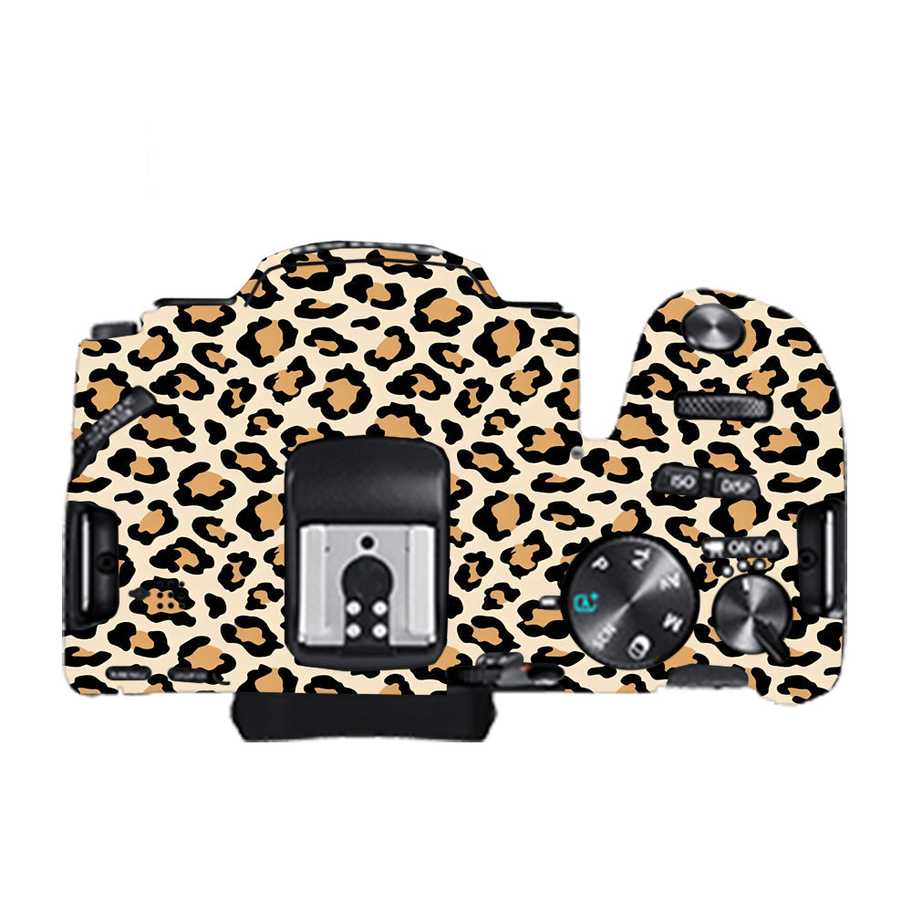Sandy Leopard Spots Canon EOS 200D II Camera Skins
