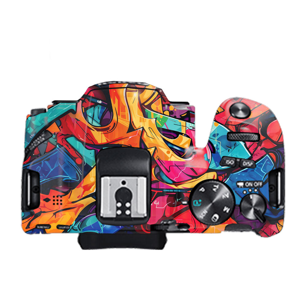 Urban Graffiti Explosion Canon EOS 200D II Camera Skin