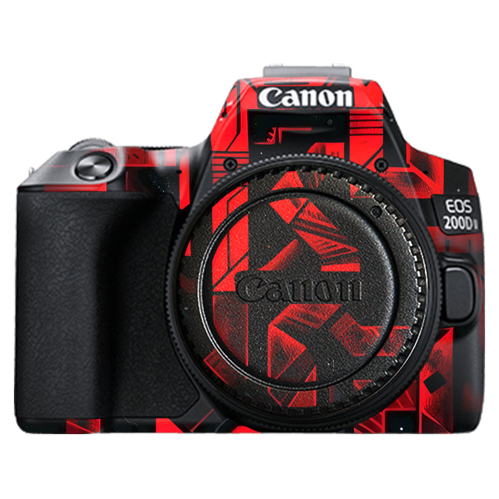 Cyber Maze Circuit Canon EOS 200D II Camera Skin