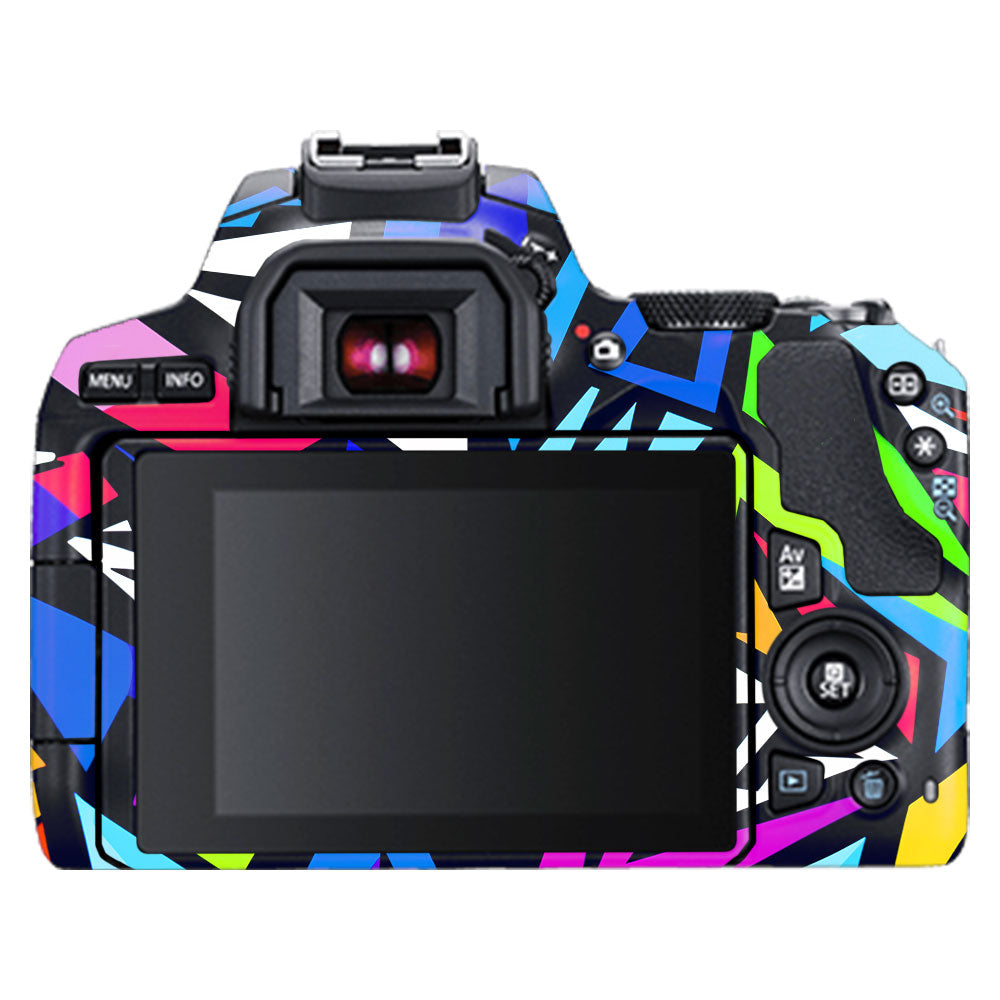 Bold Geometric Pop Canon EOS 200D II Camera Skin