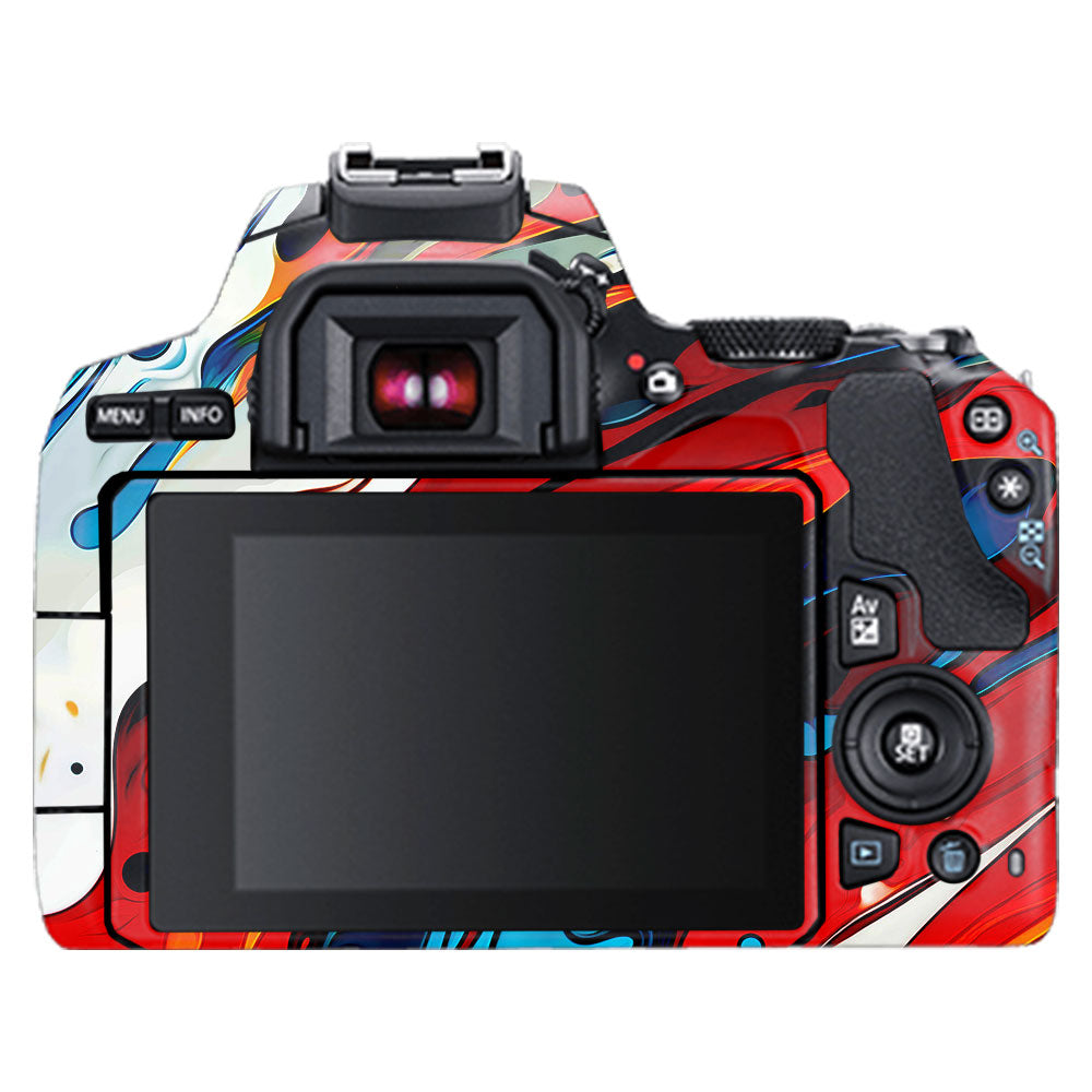 Fire & Ice Flow Canon EOS 200D II Camera Skin