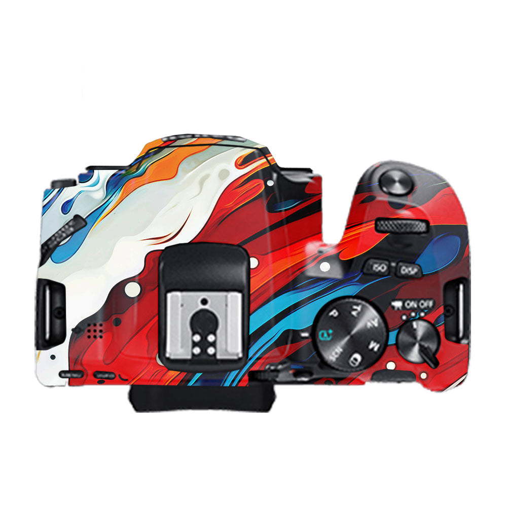 Fire & Ice Flow Canon EOS 200D II Camera Skin