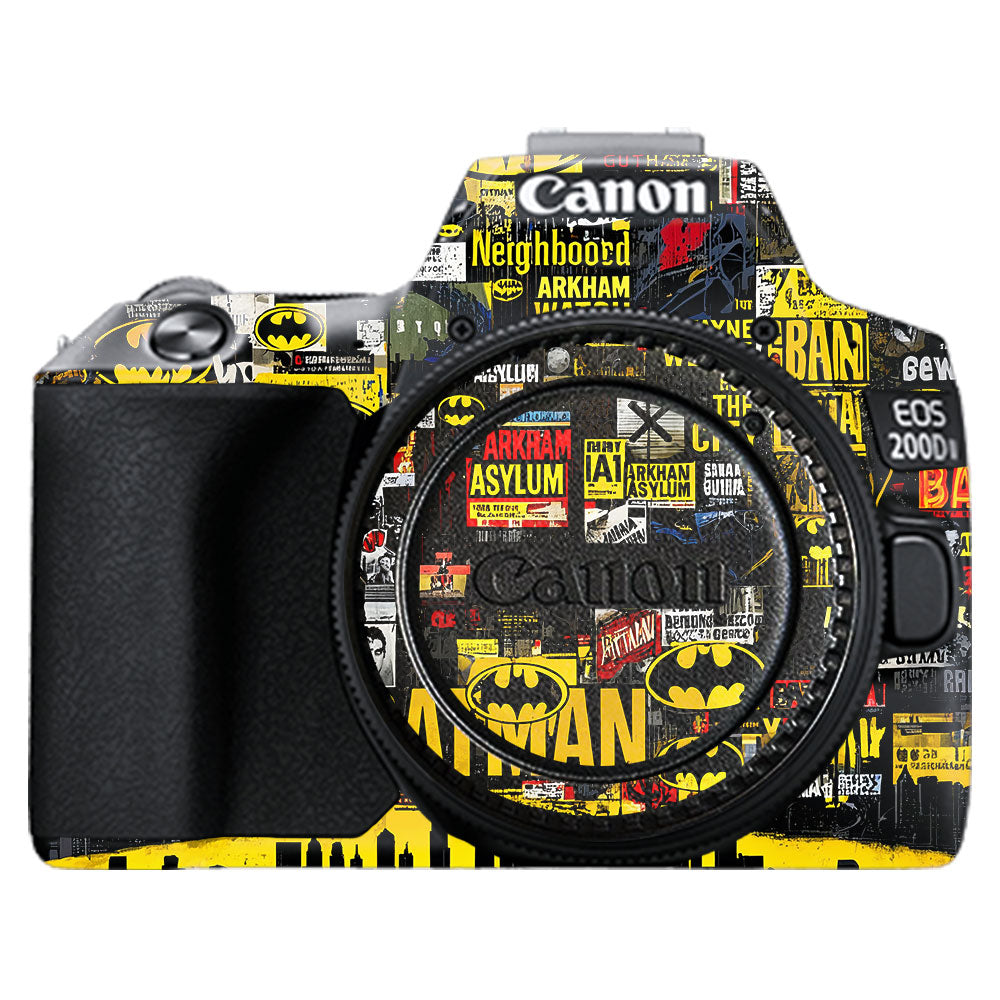 Batman Collage Canon EOS 200D II Camera Skin