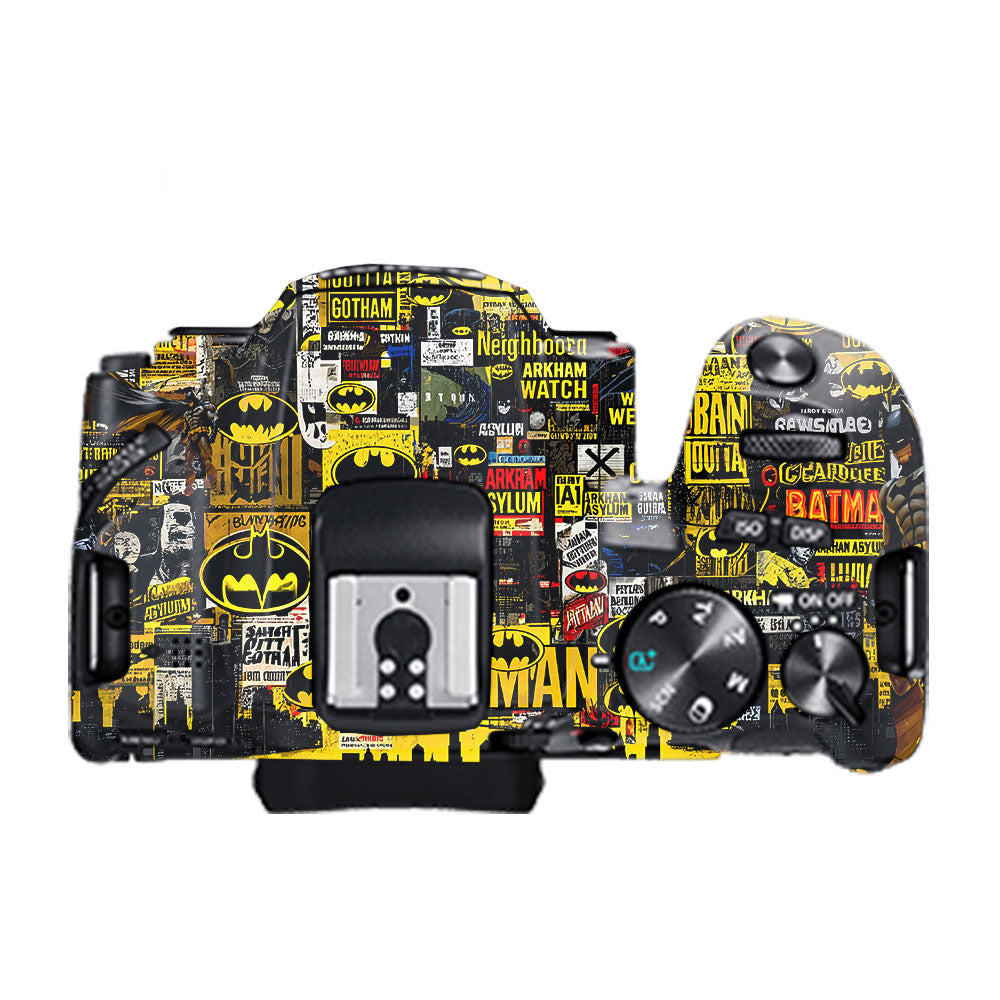 Batman Collage Canon EOS 200D II Camera Skin